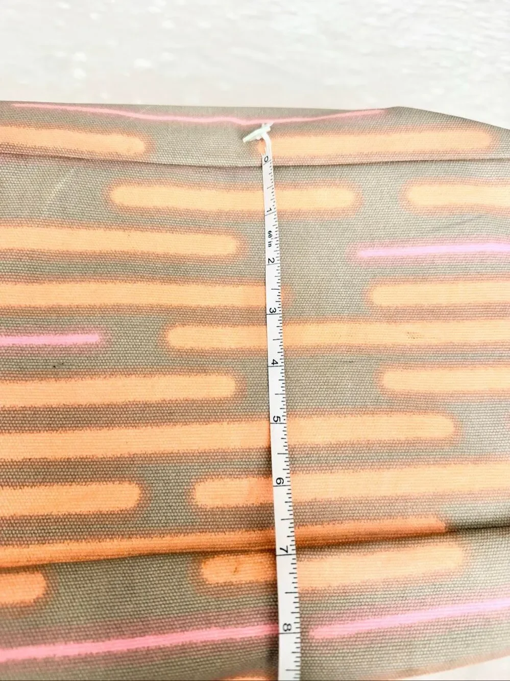 Kate Spade Saturday Weekender Travel Bag Gray Peach Pink Stripe Overnight Duffel